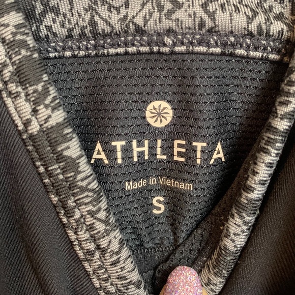 Athleta Black & Gray Prisma Strappy Back Tank Top - Picture 5 of 8